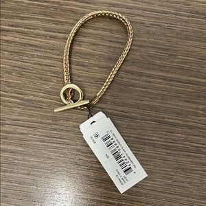 NWT Anne Klein Gold Tone Toggle bracelet.